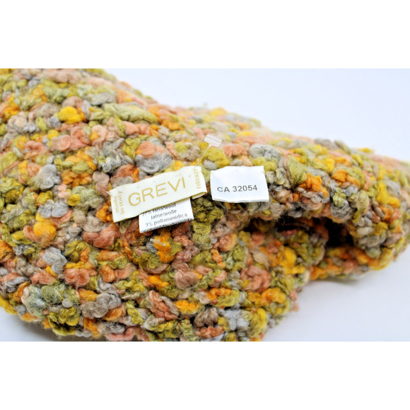 A4 Exclellent GREVI Firenze Fleece Wool Acrylic Colorblock Knit Hat Beanie O/S - Picture 5 of 6